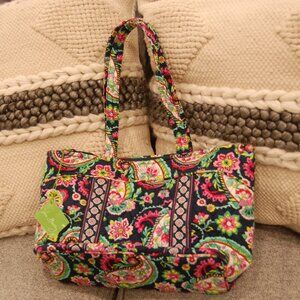 Vera Bradley Quilted Tote – Like New, Colorful Floral Patchwork